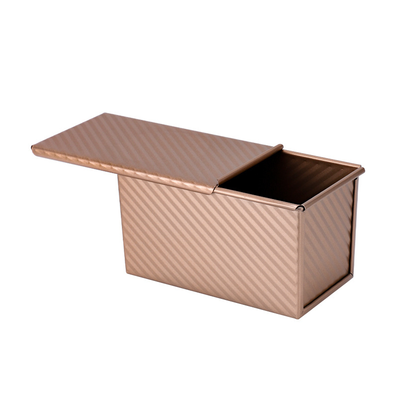 Duonos kepimo forma su dangteliu iš anglies plieno, bangų paviršiaus, reguliarus daugiaakampis formos