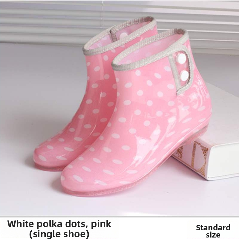 Sieviešu lietus zābaki, PVC augšējā daļa, zems garums, parasts biezums, modelis 1000262986