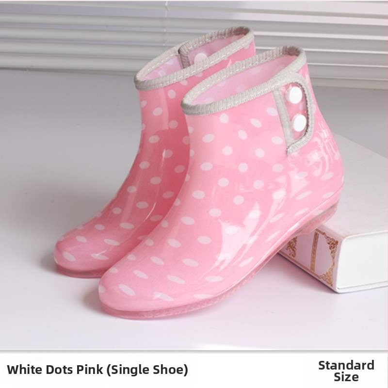 Sieviešu lietus zābaki, PVC augšējā daļa, ūdensdroši, ar fleece iekšpusi, pretslīdoša zole, īss augstums
