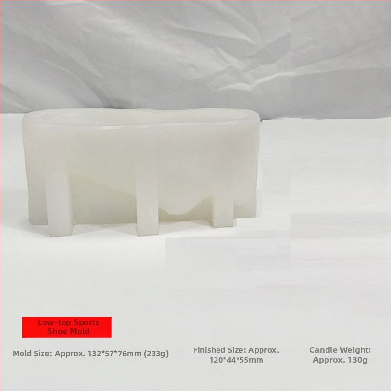 Xinqi silikono batų formos žvakių, gipso, resinų ir rankų darbo muilams — nestandartiniai kontūrai