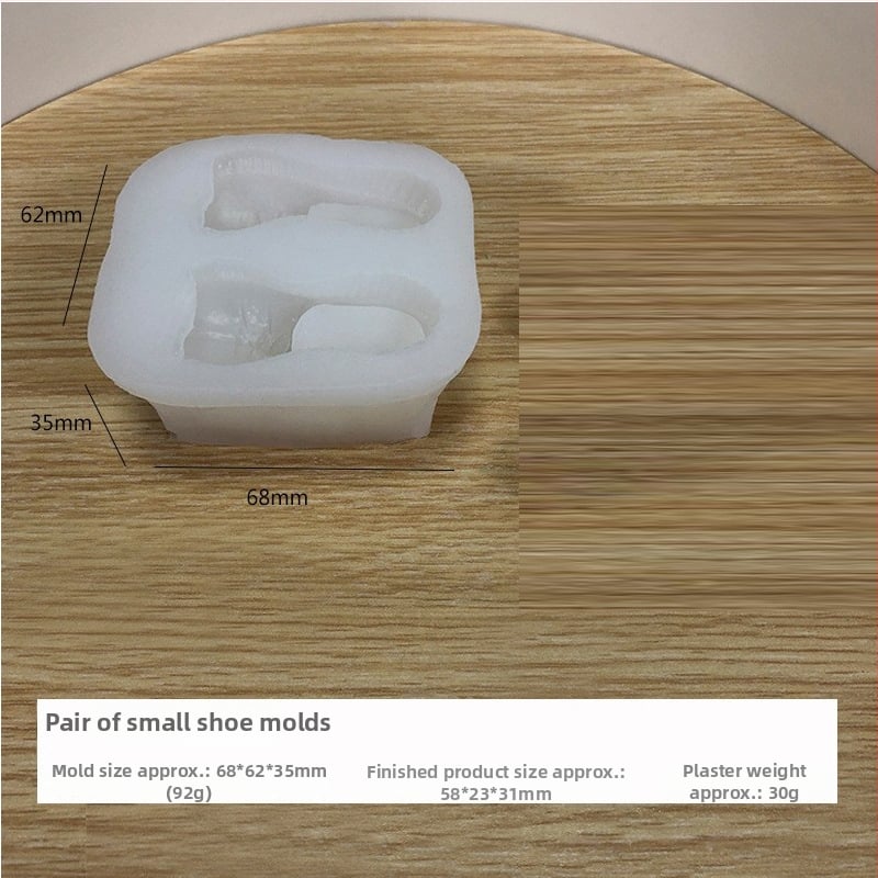 Xinqi silikono batų formos žvakių, gipso, resinų ir rankų darbo muilams — nestandartiniai kontūrai