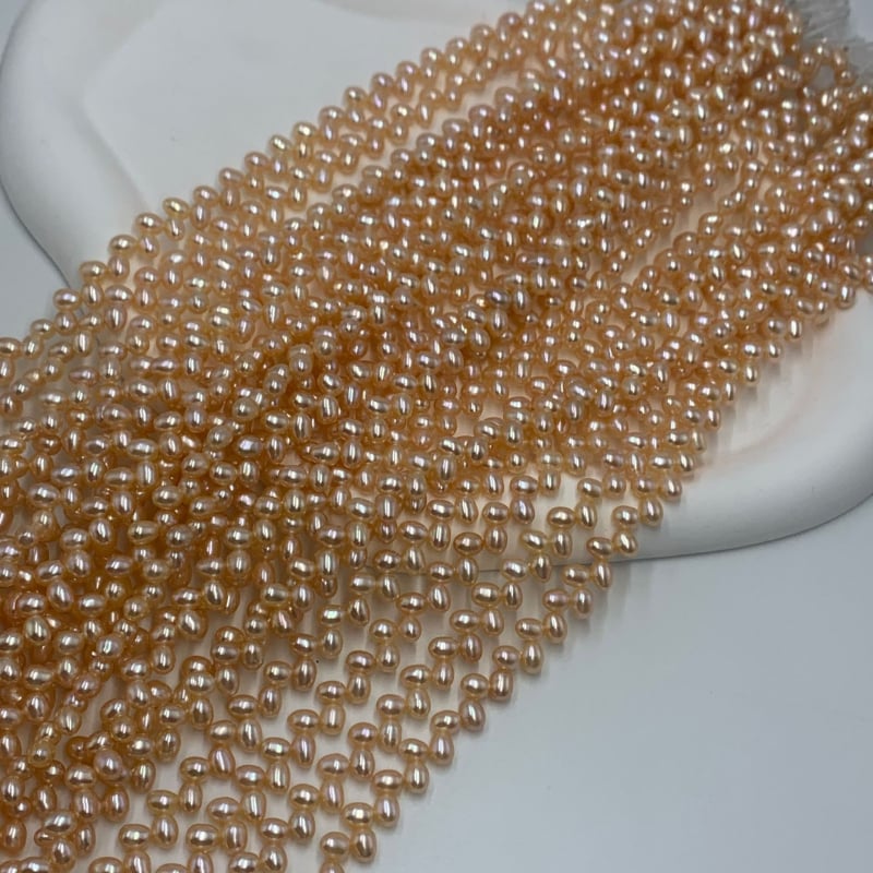Пресноводни перли – необработени перли за DIY бижута, дупки по ръба с модел 3-7 дупки, свободни перли, лято 2024