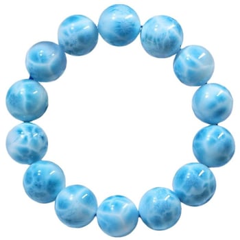 Narukvica od Larimara s morskim uzorkom, ručna izrada, unisex, književno retro stil