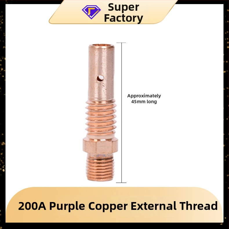 Yi Xing Yi gāzes metināšanas savienojuma stienis, 200A/350A/500A, iekšējā un ārējā vītnes, misiņa un vara konstrukcija, metināšanas piederumi