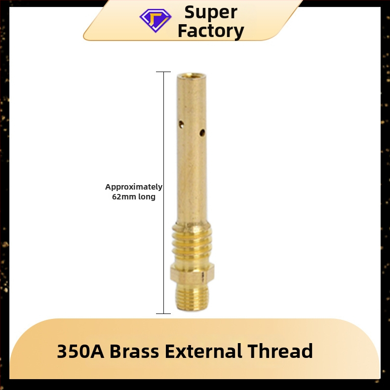 Yi Xing Yi gāzes metināšanas savienojuma stienis, 200A/350A/500A, iekšējā un ārējā vītnes, misiņa un vara konstrukcija, metināšanas piederumi