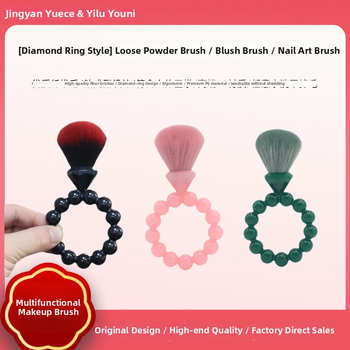 Beautiful and Happy meigikäsn pudrile ja põsepunale – sünteetilised karvad, plastist vars, kaasasoleva koti pakend, üks tükk