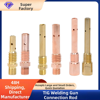 Gāzes metināšanas savienojošais stienis, 200A/350A/500A, iekšējā un ārējā vītnes, misiņš un vara