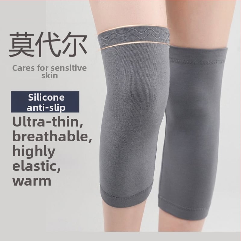 Modal materiālu ceļgalu sargi – pretslīdēšanas, ultra plāni, silti pavasarim un vasarai, pieaugušajiem, ikdienas lietošanai