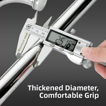 Vonios kambario rankena stiklo dušo durims – 304 nerūdijantis plienas, preciziškas poliravimas, tinka stumdomoms durims, modelis 200