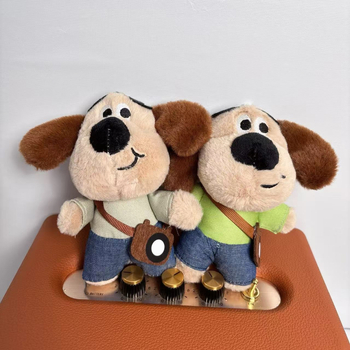 Плюшено куче — висулка за чанта, супер мека къса плюш, пълнеж ПП памук, възраст 15–35