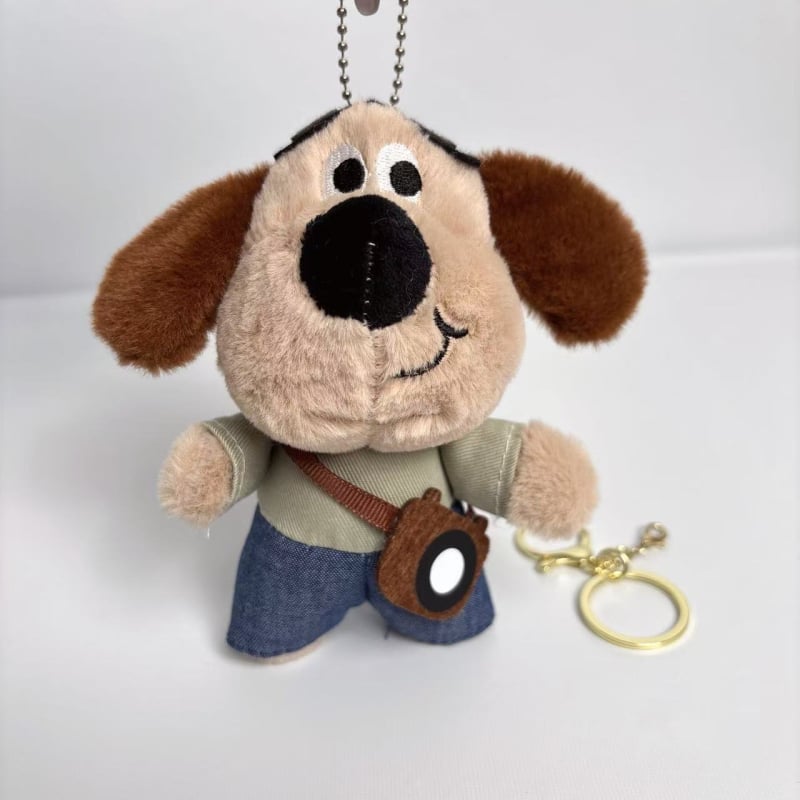 Плюшено куче — висулка за чанта, супер мека къса плюш, пълнеж ПП памук, възраст 15–35