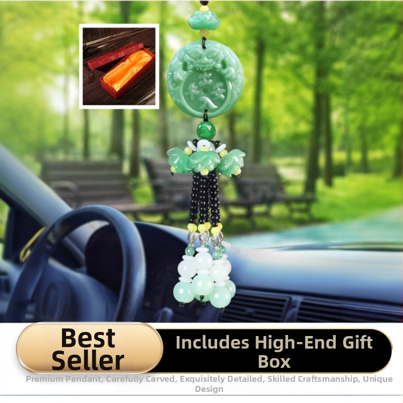 Automobilio pakabukas Che geming – Liuli, Tradicinio kinų stiliaus vidinė dekoracija, automobiliniai papuošalai