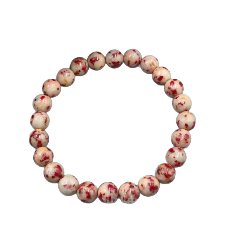 Narukvica od cinnabara, geometrijski dizajn, retro stil, unisex, Seiko obrada, 18 komada