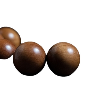 Narukvica od starog indijskog sandalovog drveta, 108 perli, klasični prirodni stil, unisex