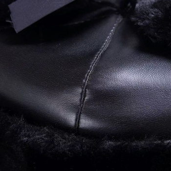 Pălărie Lei Feng, pălărie de iarnă din bumbac, vârf plat, fără margine