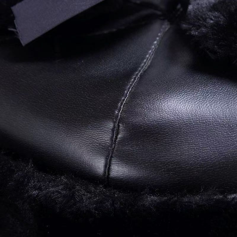 Pălărie Lei Feng, pălărie de iarnă din bumbac, vârf plat, fără margine