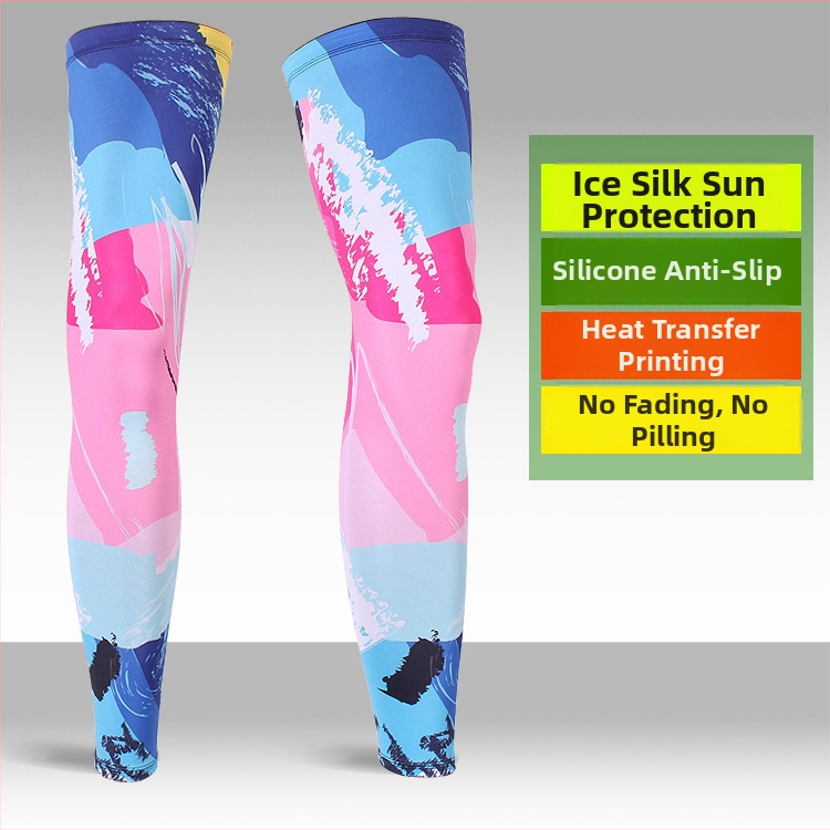 Garās kāju manšetes no Lycra-Spandex, piemērotas makšķerēšanai un riteņbraukšanai