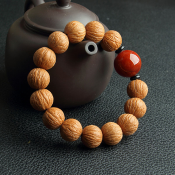 Будистка гривна с мъниста, марка Dexin Jade Industry, етнически стил, естествен материал, пускане есен 2024, опаковка на едро