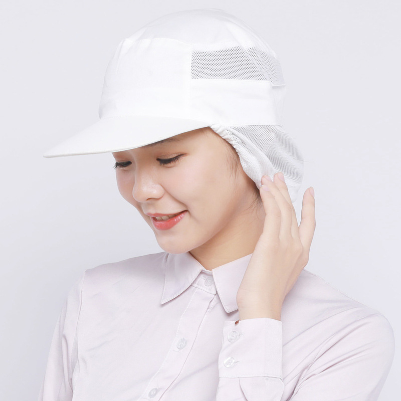 Pulovera kokvilnas cepure ar kupolveida virsu, galvas aizsardzība pret putekļiem, elpojošs dizains, drukāts logotips, personalizācija iespējama; piemērota vasarai, pavasarim un rudenim