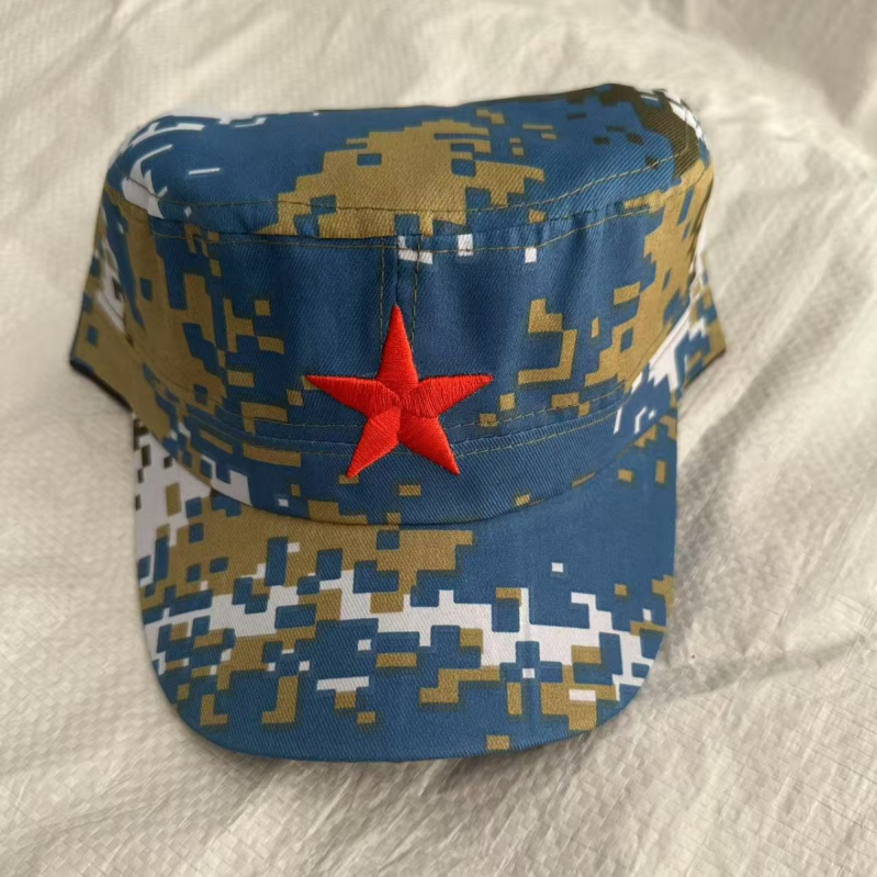 Καπέλο με επίπεδη κορυφή, Unisex πολυεστέρας, ύφανση warp knit, σχέδιο ριγών, κοντό γείσο, άνοιξη 2025