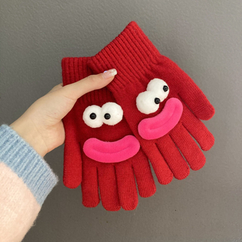 Unisex pamučne rukavice sa podijeljenim prstima za zimu i jesen, tople