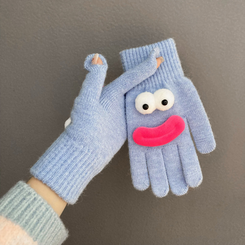 Unisex pamučne rukavice sa podijeljenim prstima za zimu i jesen, tople