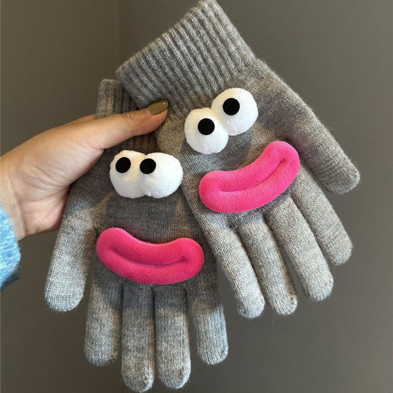 Unisex pamučne rukavice sa podijeljenim prstima za zimu i jesen, tople