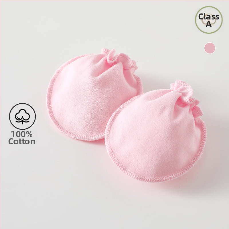 Zīdaiņu anti-skrāpējošie cimdi no 100% kokvilnas, mazie rokas aizsardzības cimdi zīdaiņiem 0–3 gadi