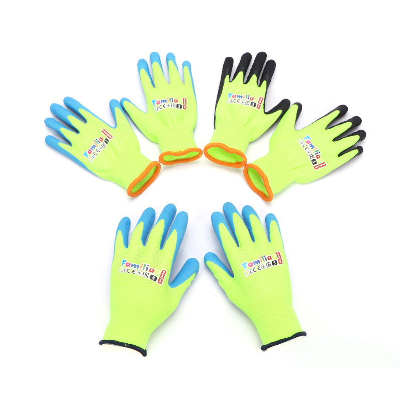 Dječje zaštitne radne rukavice s teksturiranom površinom (Brand: Anxin Dinggu; Funkcija: Otpornost na habanje; Težina: 0.1; Opseg uporabe: Zaštita dječjih ruku)