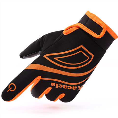 Velosipēdu cimdi ar pilniem pirkstiem, ar skārienjutīgu ekrānu, pretslīdes, silta flīsa odere, ārējai lietošanai