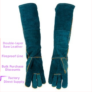 Yingshuo ādas metināšanas cimdi – elektriskajam metināšanai, kuģu būvei un celtniecībai