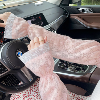 Letni mrežasti rukav zaštita od sunca za žene; stil: dama, lijepa, slatka; glavni materijal: poliester; sadržaj vlakana: 81–95%; sezona: ljeto 2024