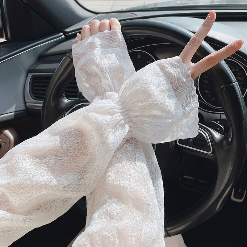 Letni mrežasti rukav zaštita od sunca za žene; stil: dama, lijepa, slatka; glavni materijal: poliester; sadržaj vlakana: 81–95%; sezona: ljeto 2024