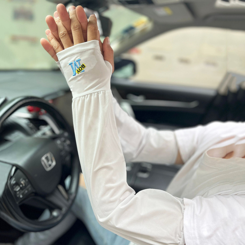 Muški rukavi od Ice Silk - UV zaštita, ljeto, labav kroj, za vanjske sportove, vožnju autom i biciklizam