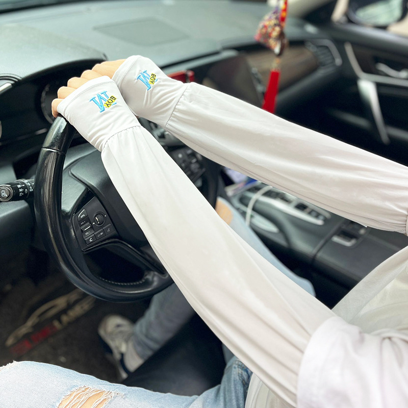 Muški rukavi od Ice Silk - UV zaštita, ljeto, labav kroj, za vanjske sportove, vožnju autom i biciklizam