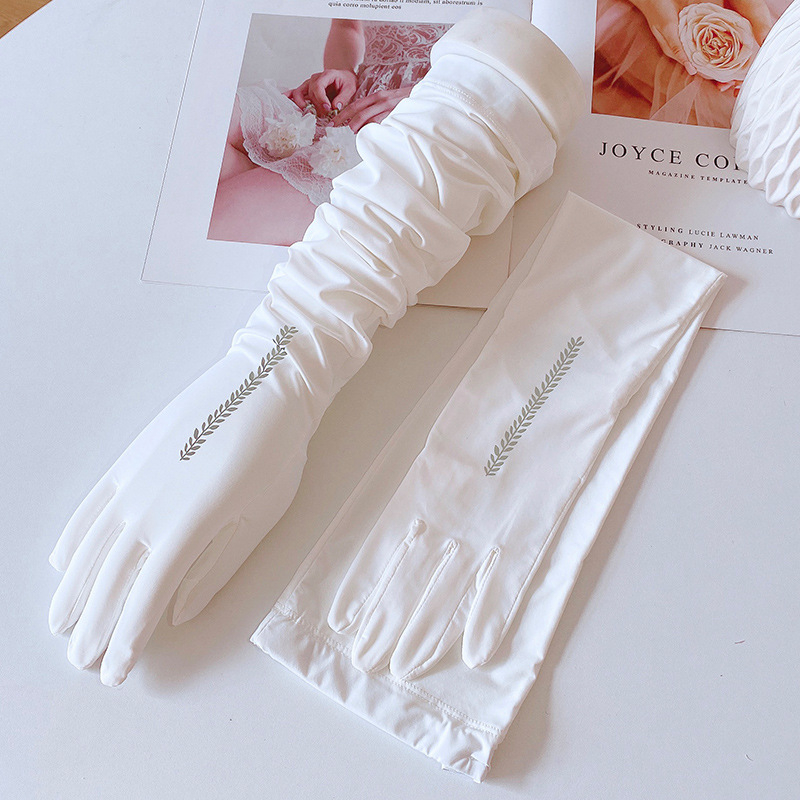 Ljetne rukave za zaštitu od sunca, Ice Silk tkanina, glavni materijal poliester, udio 81-95%, prozračni, protuklizni