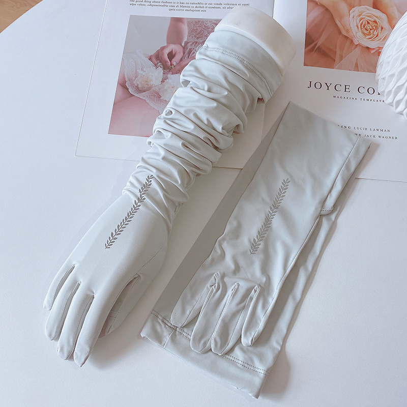 Ljetne rukave za zaštitu od sunca, Ice Silk tkanina, glavni materijal poliester, udio 81-95%, prozračni, protuklizni
