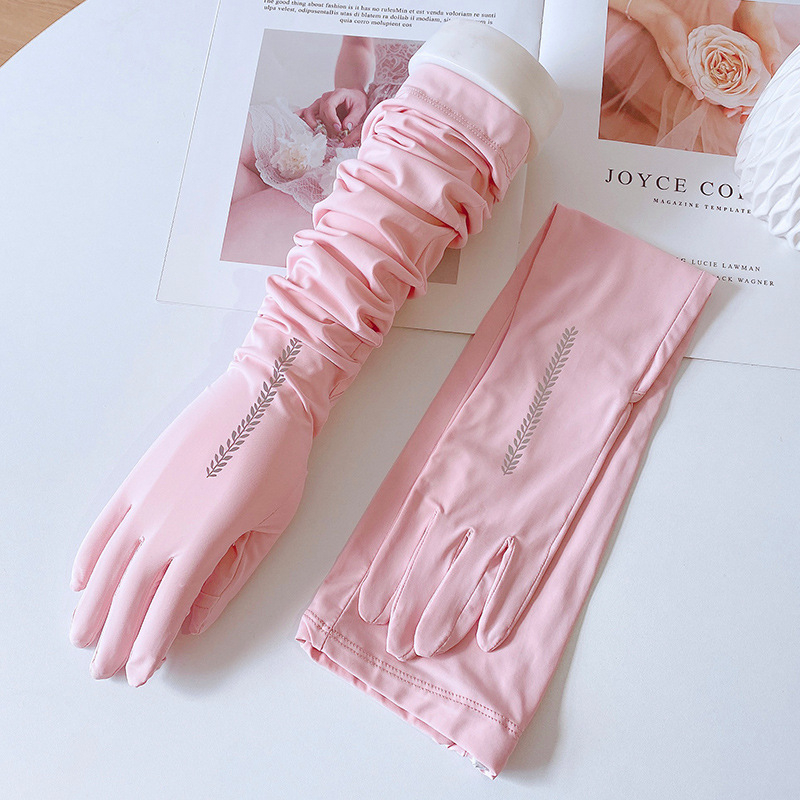 Ljetne rukave za zaštitu od sunca, Ice Silk tkanina, glavni materijal poliester, udio 81-95%, prozračni, protuklizni
