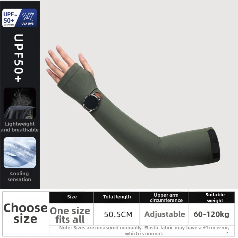 Pánska ramenná rukávová manžeta z Nylon Ice Silk, priedušná, chladivá, UV ochrana, pre vonkajšiu cyklistiku