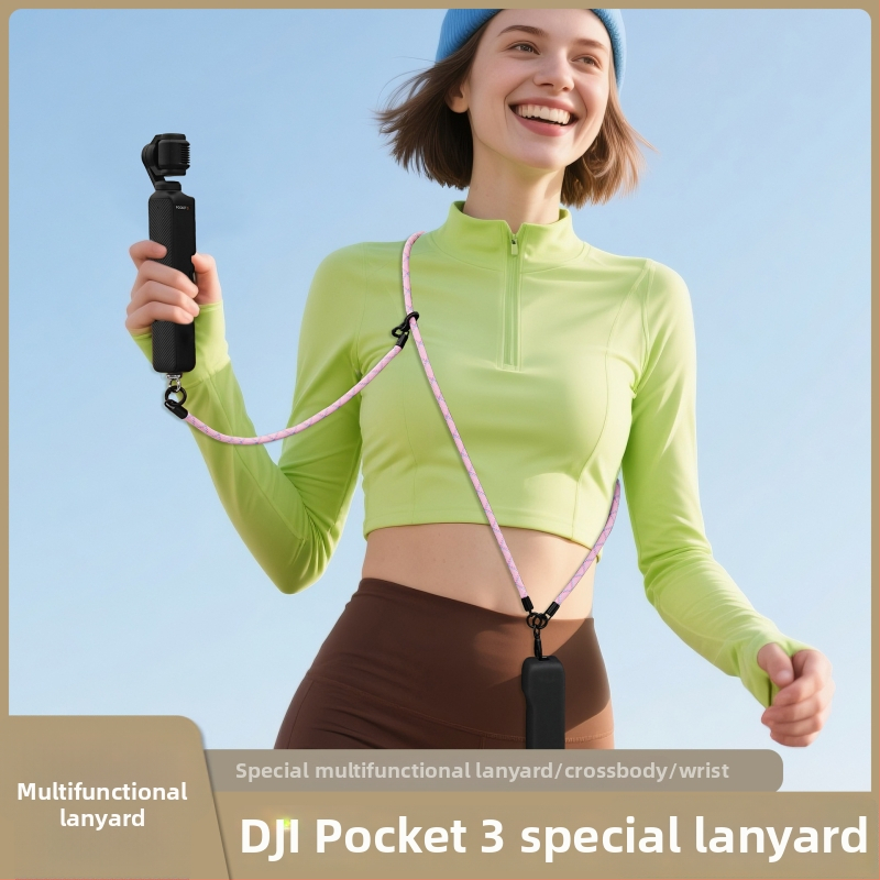 Unisex šnúrka na telefón z polyesteru, 3-v-1 crossbody, odnímateľný, kovová spona, možnosť vlastného loga