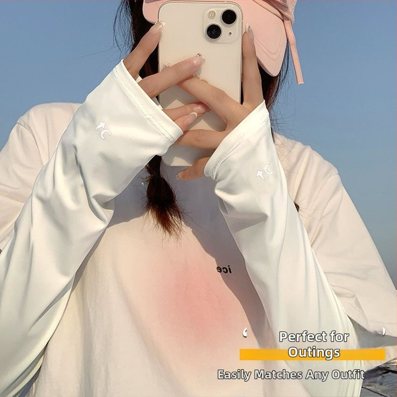 Arm sleeves s UV ochranou Ice Silk, jar 2025, nylonová tkanina, obsah 71–80%