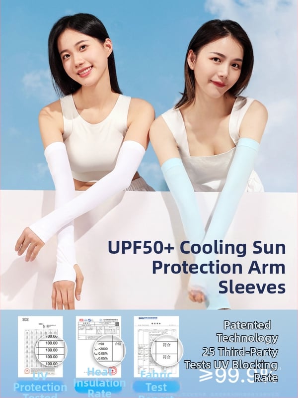 Unisex UV zaščitne rukave za sunčevu zaštitu, dugi, jednobojni, od Spandex/Lycra, za aktivnosti na otvorenom (biciklizam, planinarenje, trčanje, ribolov)