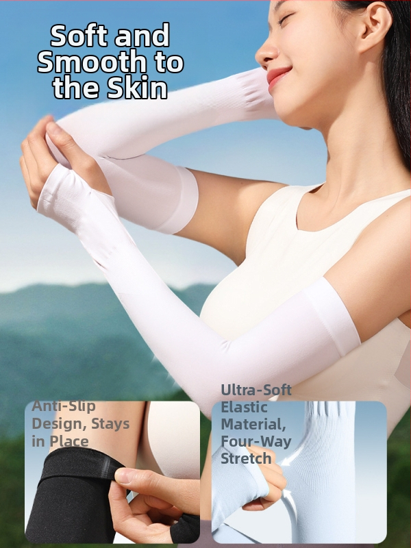Unisex UV ochranné návleky na paže, jednofarebné, z Spandex/Lycra, na vonkajšie športy (cyklistika, turistika, beh, rybolov)