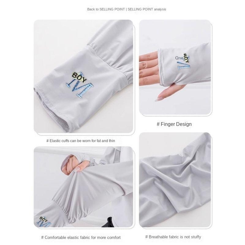 Napszemvédő karpánt Ice Silk (Viskóz) 81–95% Ins stílus, 2025 tavasz