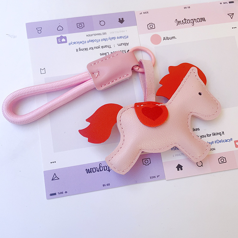 Rajzfilm Mickey Egér dizájnú telefonnyaklánc, PU bőr kulcstartóval és fonott zsinórral