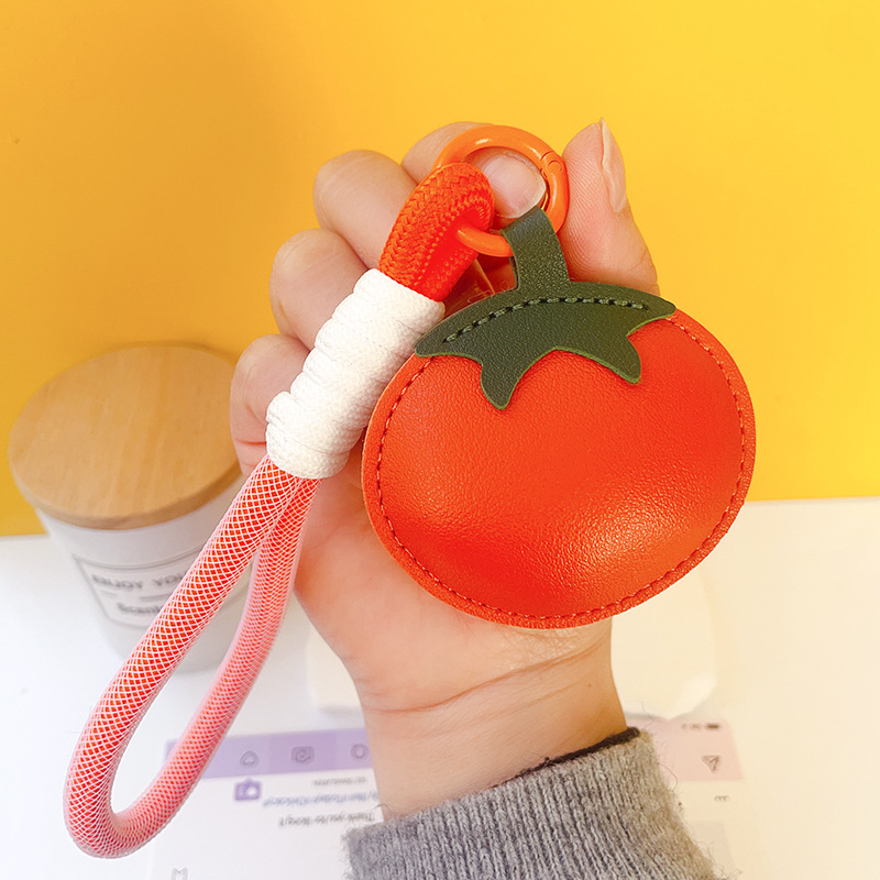 Rajzfilm Mickey Egér dizájnú telefonnyaklánc, PU bőr kulcstartóval és fonott zsinórral