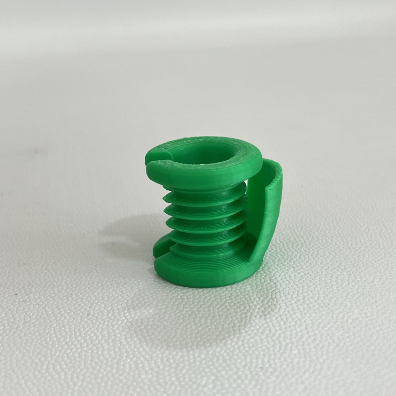 3D-принтиран протектор за пръст за кука за плетене • PLA пластмаса • мотив планини и морета • модерен арт стил • аксесоар за кука