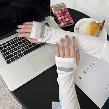 Expleagle Rukavi za ruke od ledenog svile s UV zaštitom, unisex, za vožnju i biciklizam