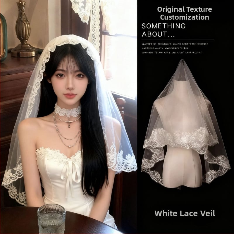 Gooti Lolita stiilis peakatte – lillekujuline kuju, sallilaadne disain, kangasmaterjal, 2025 sügisel väljalase