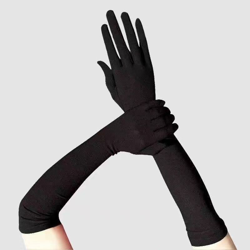 Uniszex cosplay kesztyű, vékony és rugalmas illeszkedés, Ice Silk és pamut keverék, 2023 tavasz